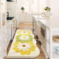 Weicher Teppich aus Polyester mit cartoonartigem Design, multicolor, 120x160 cm, ideal für Wohnzimmer oder Schlafzimmer