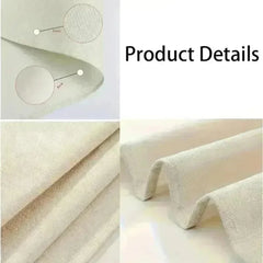 Rotes, rechteckiges Tischset aus Leinen mit Weihnachtsbaumdruck, Grösse 40x30 cm