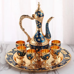 Weinset – Vintage Legierung Design – Wohnzimmerdeko