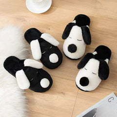 Winter Cartoon Hausschuhe – Kuschelig & Rutschfest