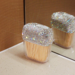 Zahnstocherhalter – Diamant Design – Kompakt, Reisefreundlich