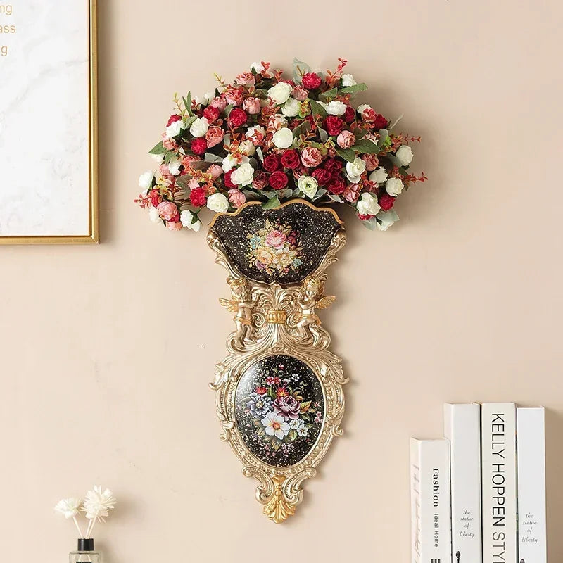 3D Angel Wanddeko – Nordic Resin Art – Wohnzimmer Akzent