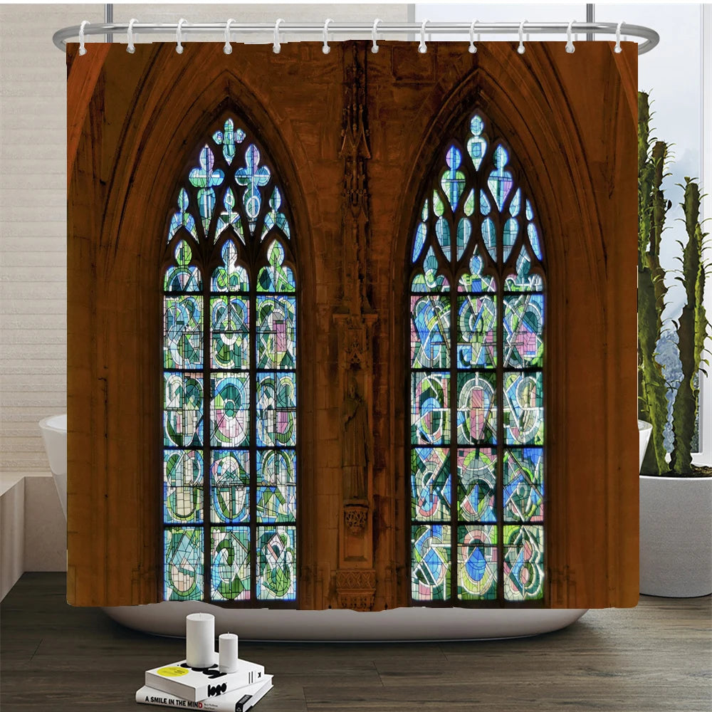 3D Duschvorhang – Marokkanischer Stil – 180x180cm