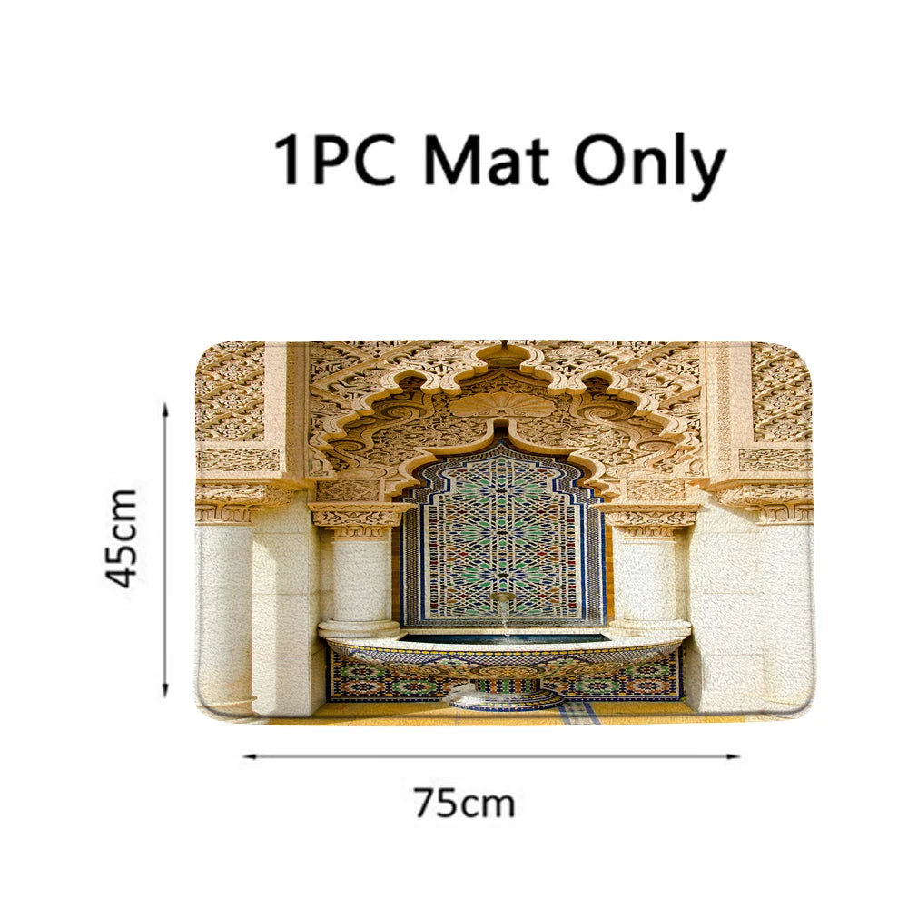 3D Duschvorhang – Marokkanischer Stil – 180x180cm