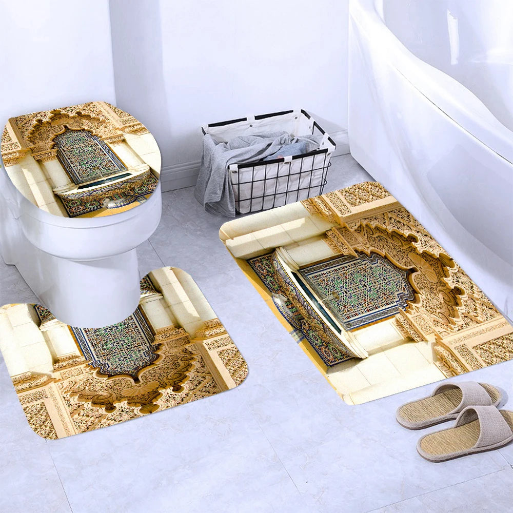 3D Duschvorhang – Marokkanischer Stil – 180x180cm