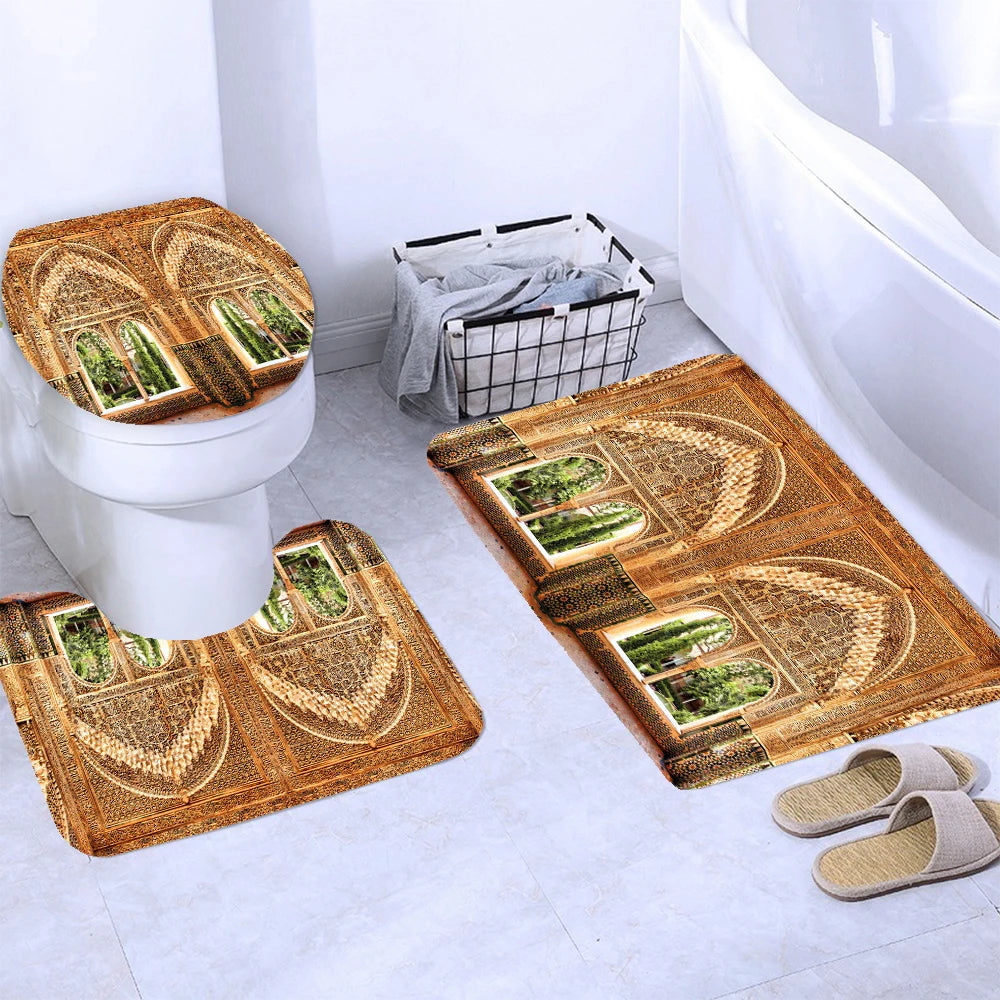 3D Duschvorhang – Marokkanischer Stil – 180x180cm