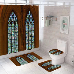 3D Duschvorhang – Marokkanischer Stil – 180x180cm