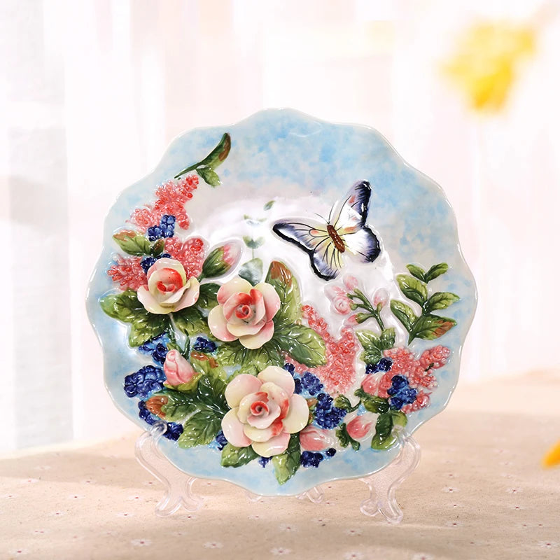 3D Keramik Wandplakette – Handarbeit – 21CM