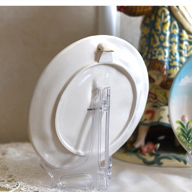 3D Love Porzellanteller – Europäischer Stil | 20.3x20.3x5.3 cm