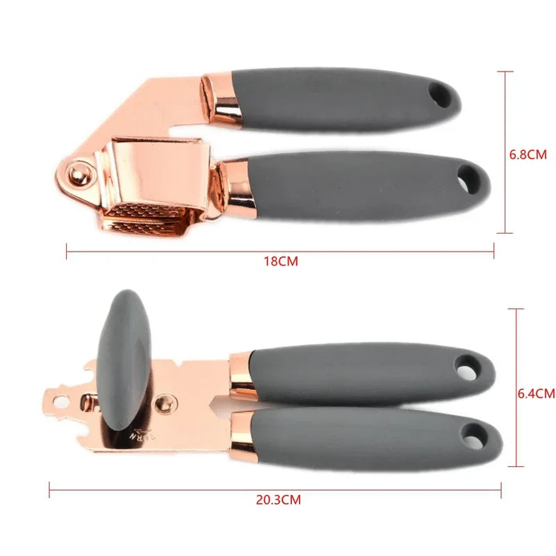 7-teiliges Küchenwerkzeug-Set aus Edelstahl – Ergonomisches Design