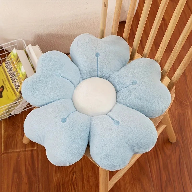 Sonnenblumenkissen – Plüschdesign – 50x50 cm Büromatte