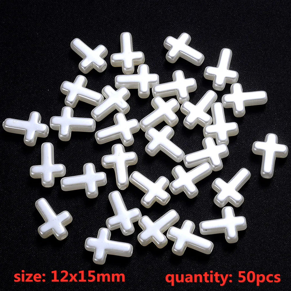 ABS Perlen – Unregelmässige Bastelzubehör 50 Stk.