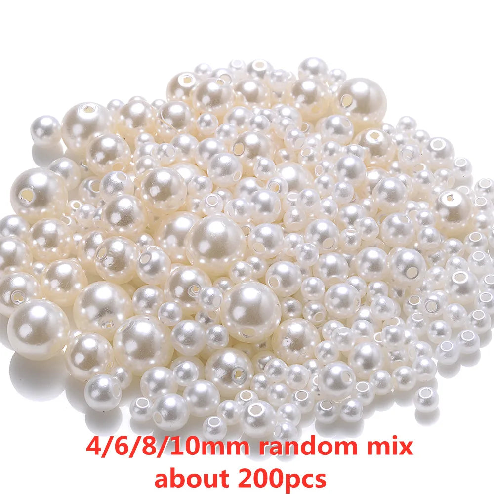 ABS Perlen – Unregelmässige Bastelzubehör 50 Stk.