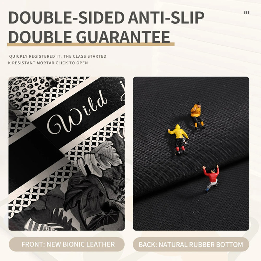 Mehrfarbige Diatomerde Abtropfmatte mit rutschfester Basis 50x60 cm, japanischer Stil