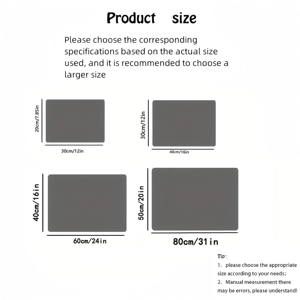 Modernes Geschirrabtropfmatte aus Gummi, mehrfarbig, Grösse 40x60 cm, ideal für die Küche