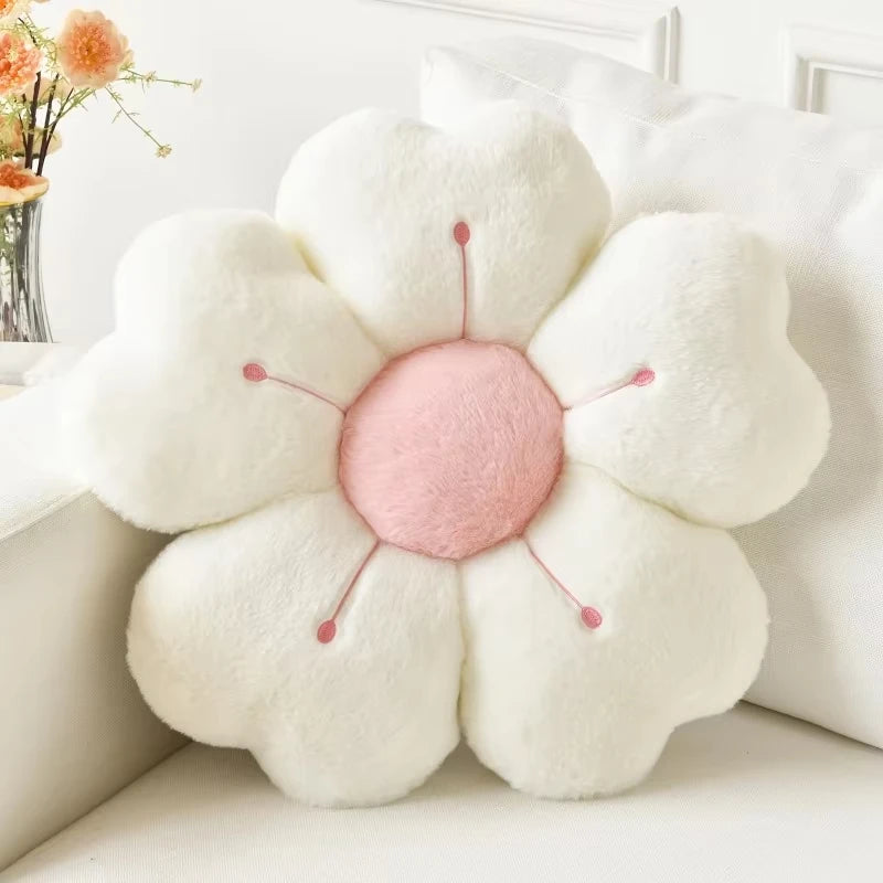 Sonnenblumenkissen – Plüschdesign – 50x50 cm Büromatte
