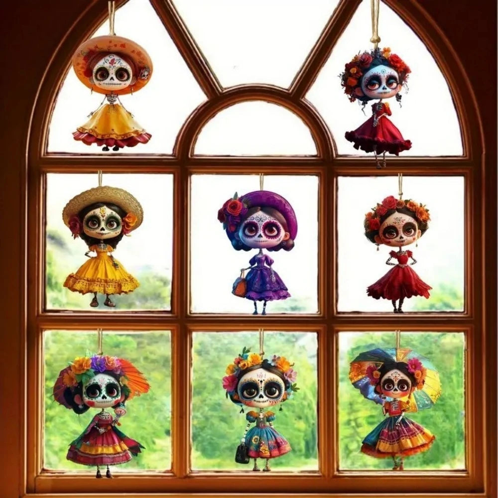 Acryl Halloween Dekoration – Cartoon Stil – 8cm Pack