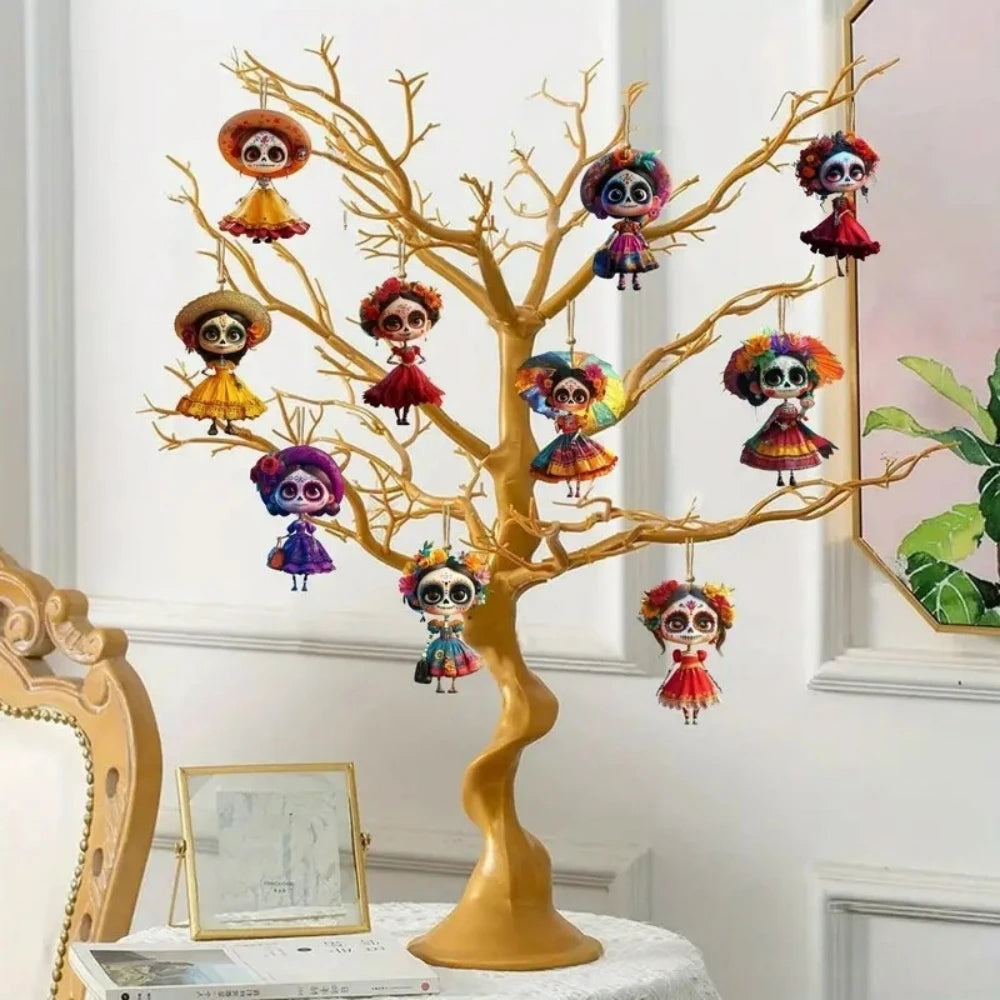 Acryl Halloween Dekoration – Cartoon Stil – 8cm Pack