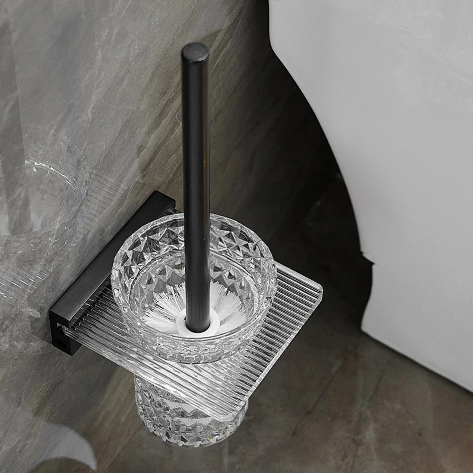 Acryl WC-Bürstenhalter – Modern Wandmontage