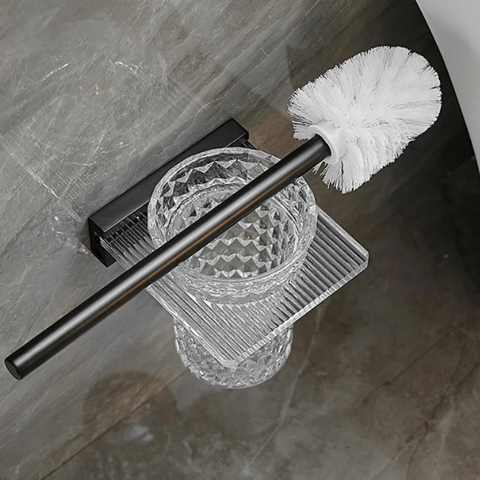 Acryl WC-Bürstenhalter – Modern Wandmontage