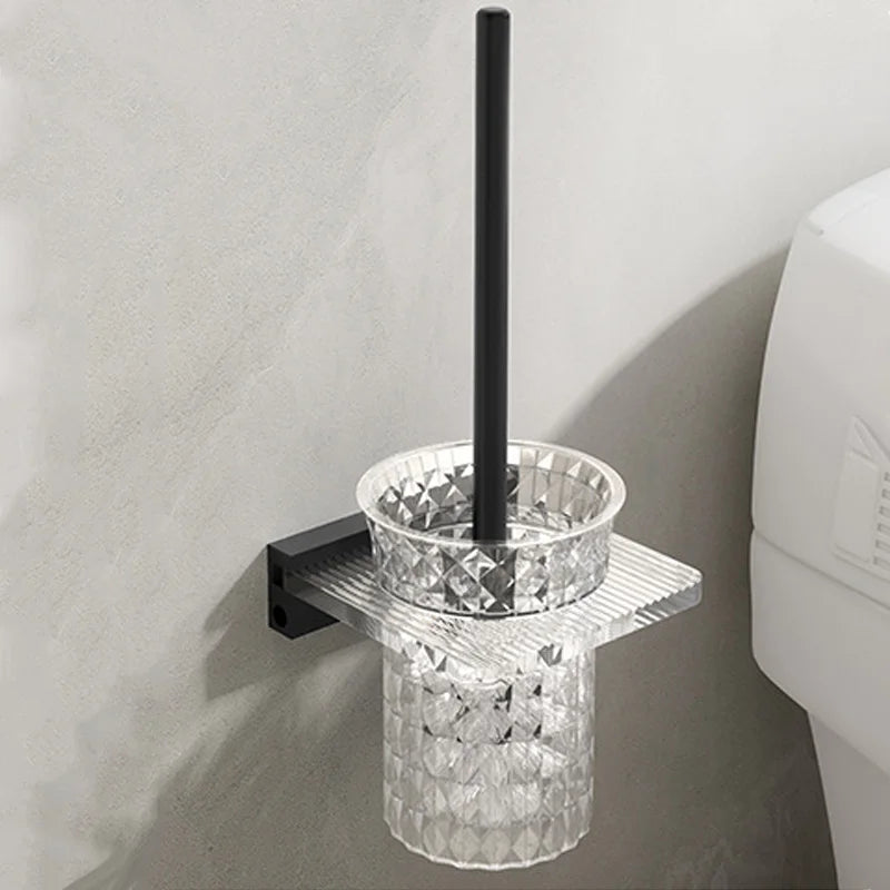 Acryl WC-Bürstenhalter – Modern Wandmontage