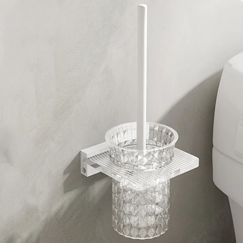 Acryl WC-Bürstenhalter – Modern Wandmontage