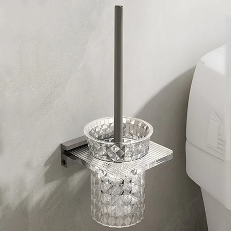 Acryl WC-Bürstenhalter – Modern Wandmontage