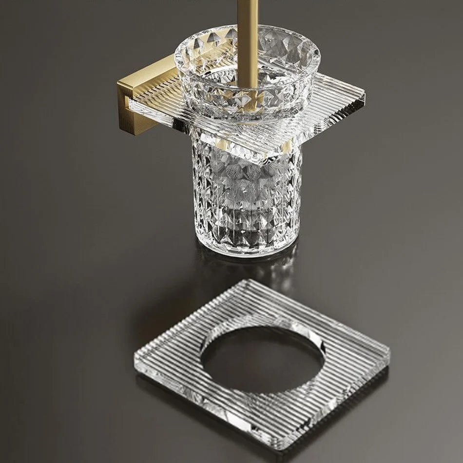 Acryl WC-Bürstenhalter – Modern Wandmontage