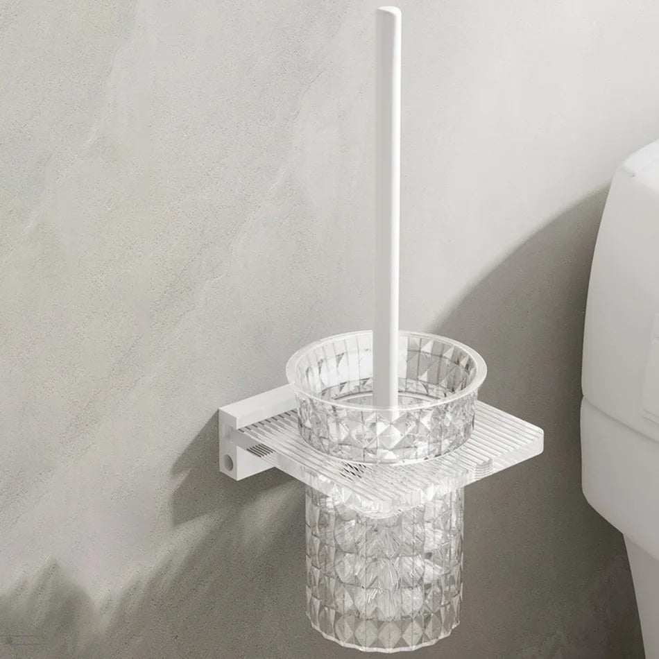 Acryl WC-Bürstenhalter – Modern Wandmontage