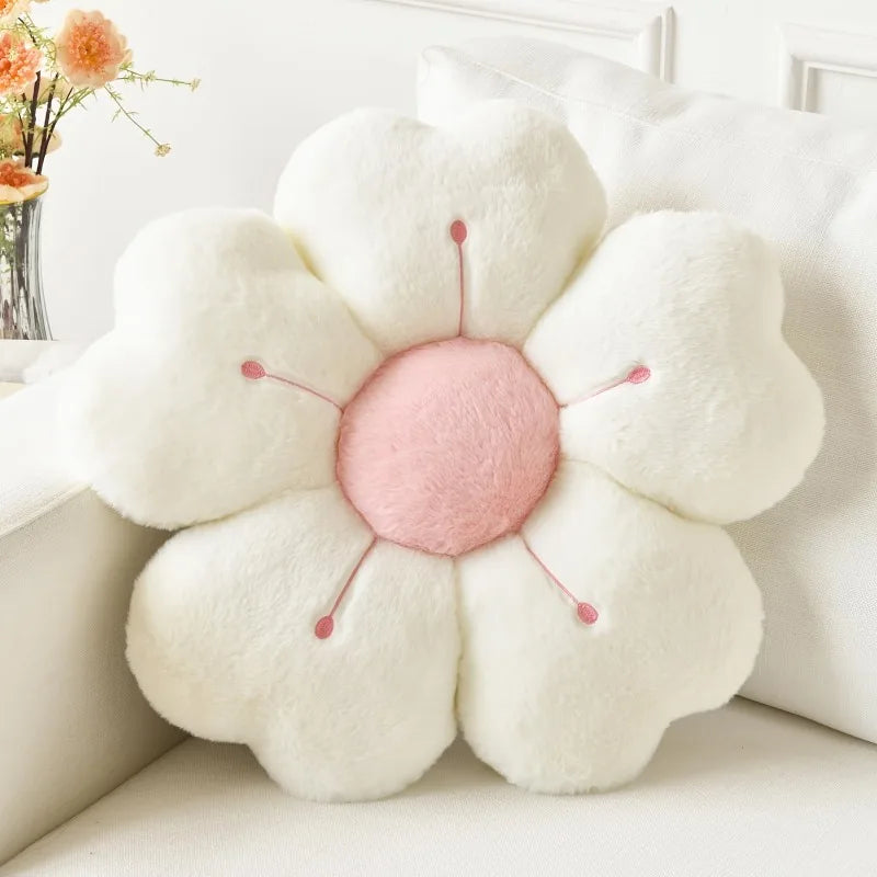 Sonnenblumenkissen – Plüschdesign – 50x50 cm Büromatte
