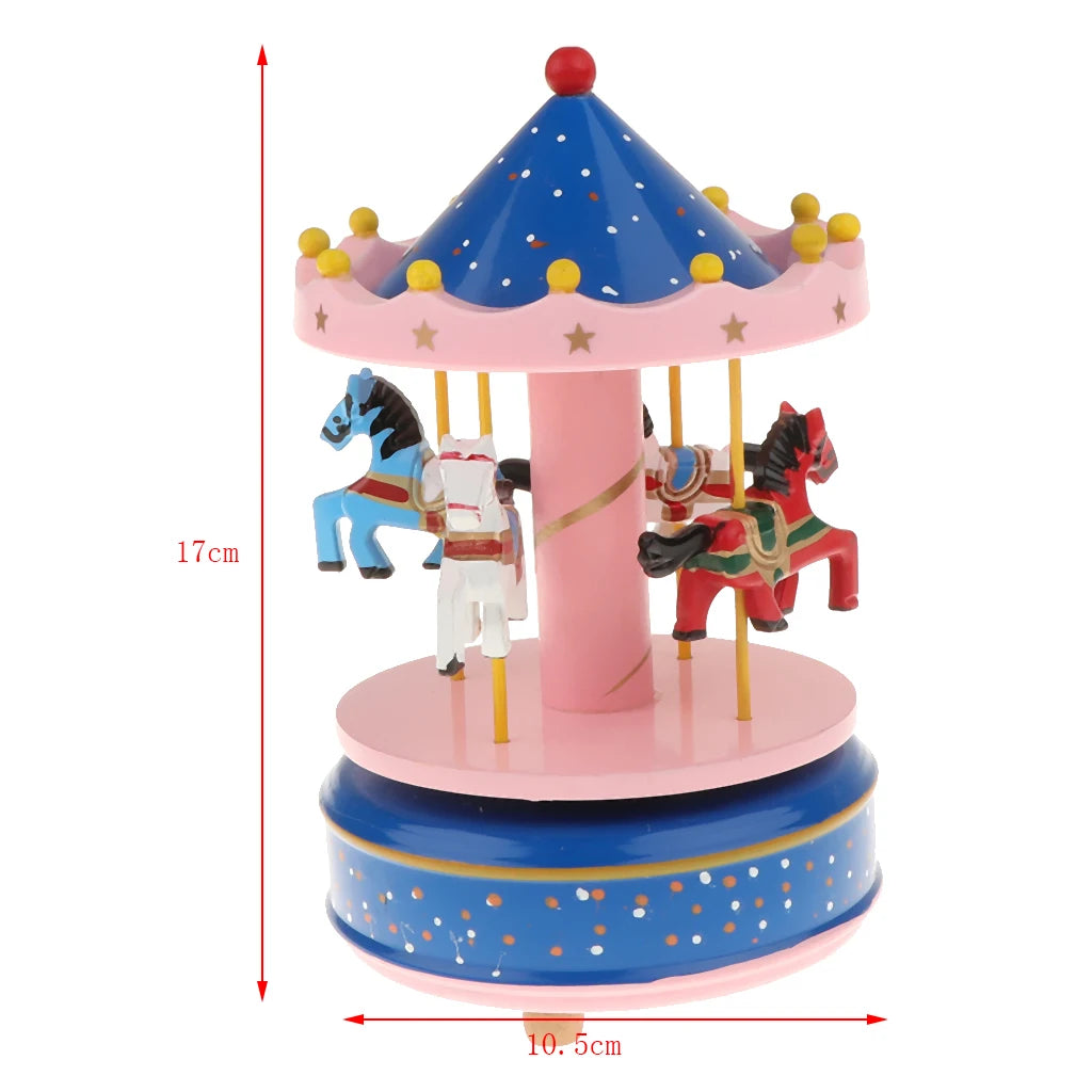Karussell Musikbox – Modernes Harzdesign – 12x12x18.5cm