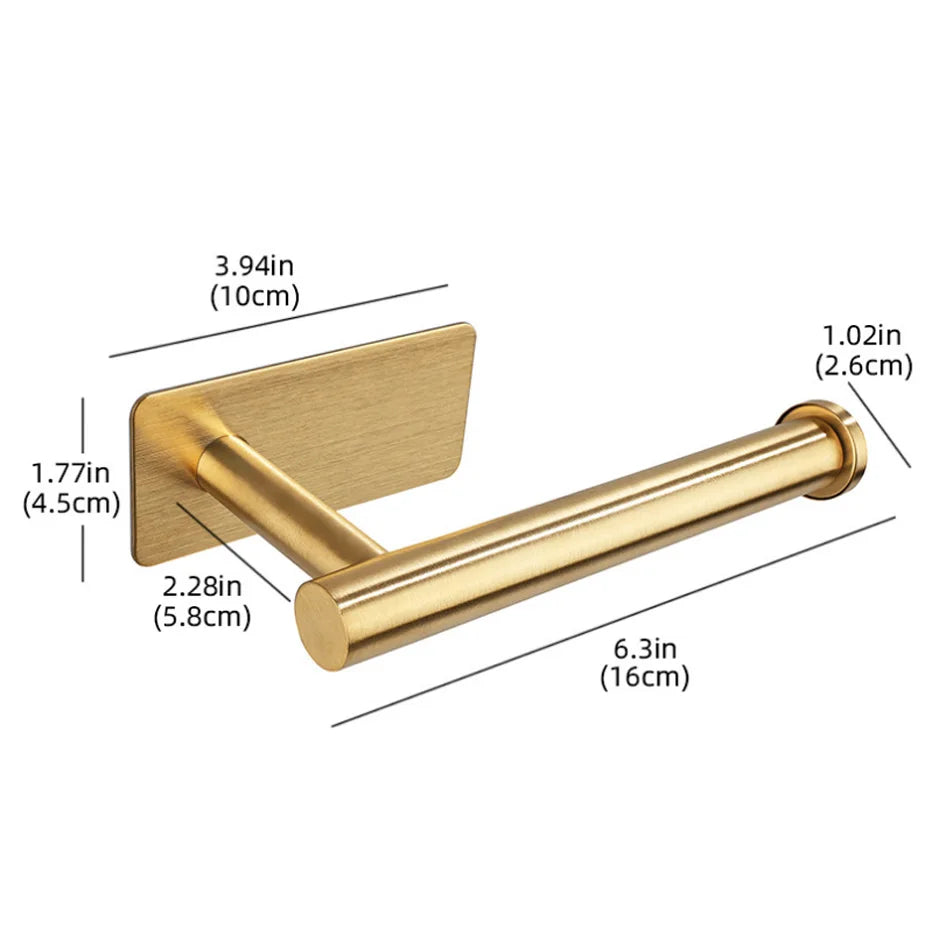 Adhäsiver Papierhalter – Edelstahl – Küche & Bad