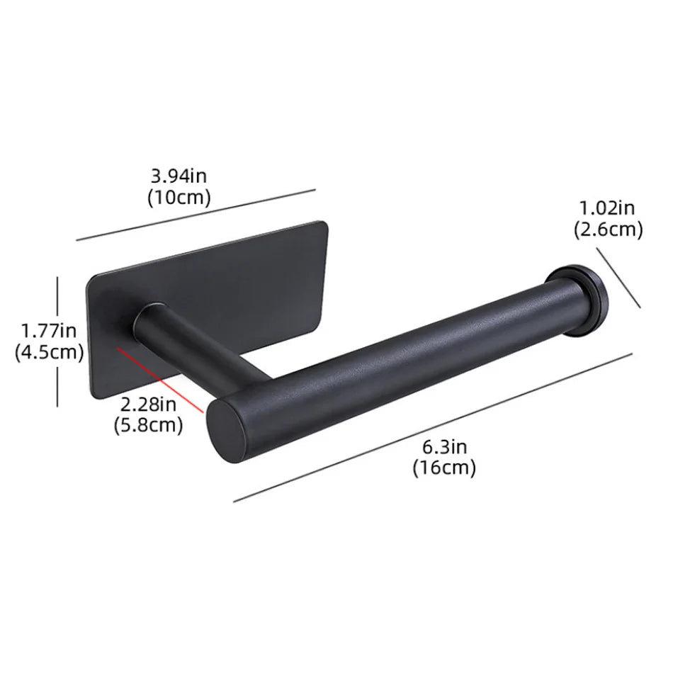 Adhäsiver Papierhalter – Edelstahl – Küche & Bad