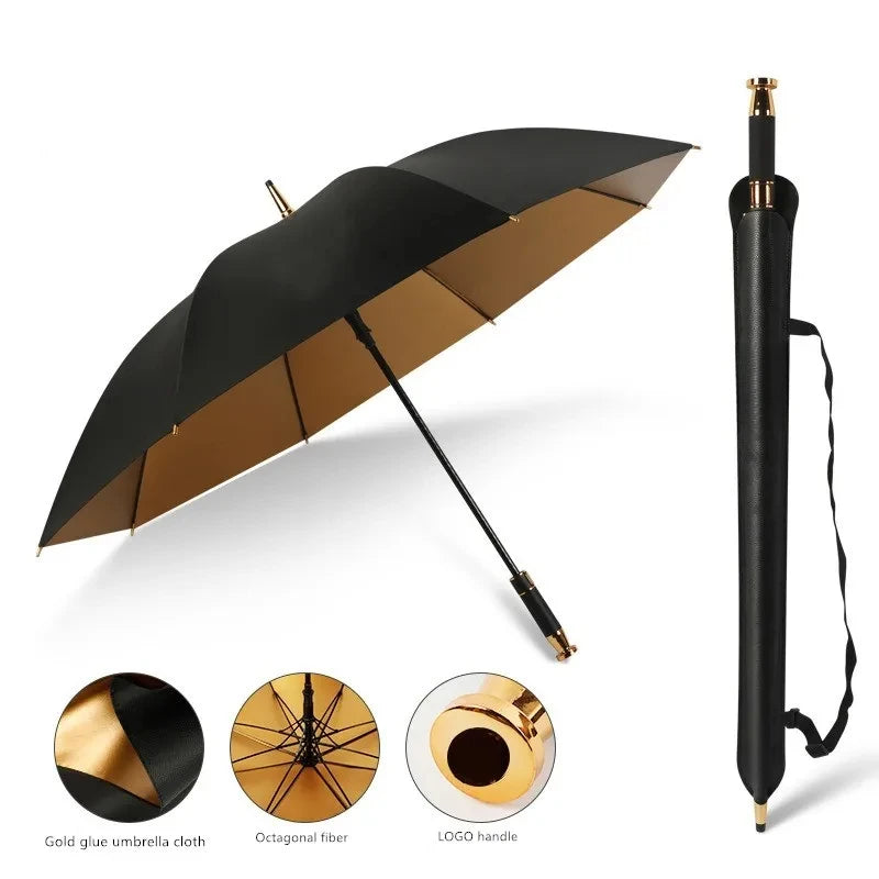 Golfschirm – Leichtes Luxus-Lederdesign