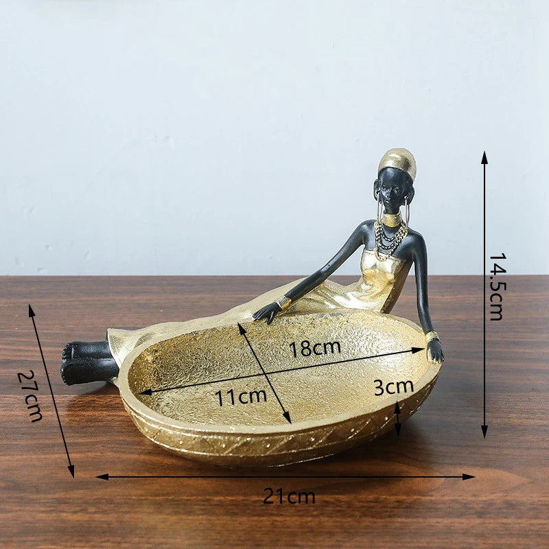 Afrikanische Figur – Resin Vintage Design – Verschiedene Grössen