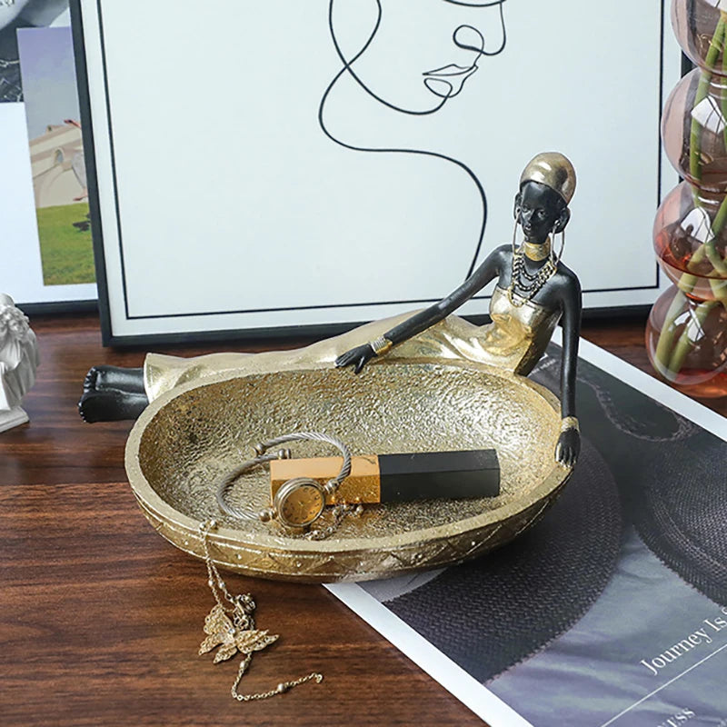 Afrikanische Figur – Resin Vintage Design – Verschiedene Grössen