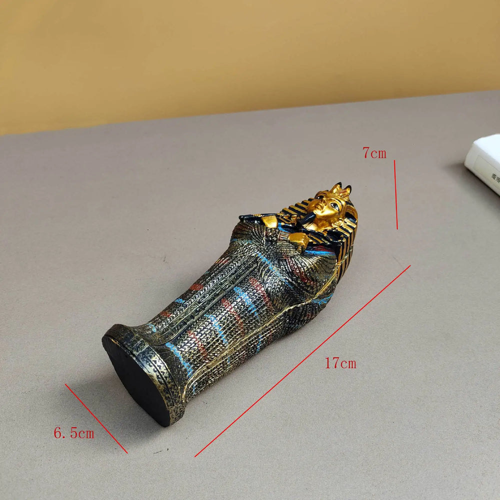 Ägyptische Pharaonenstatue - Harz Design - 12cm Mumie