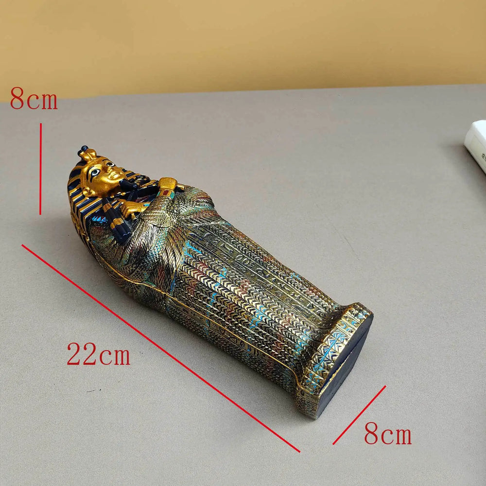 Ägyptische Pharaonenstatue - Harz Design - 12cm Mumie