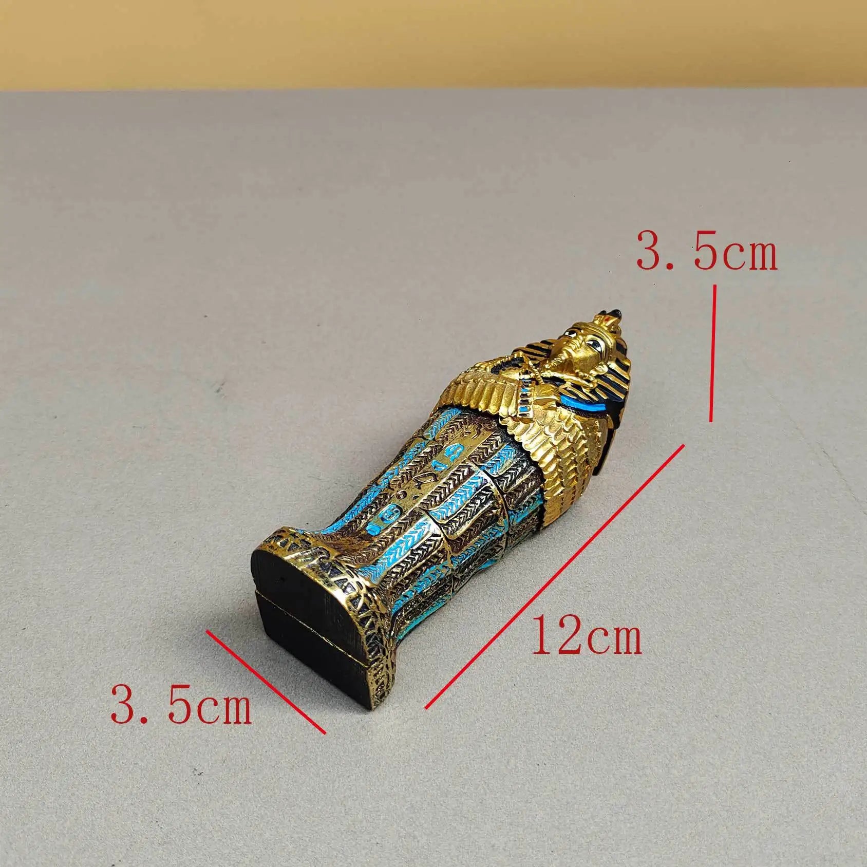 Ägyptische Pharaonenstatue - Harz Design - 12cm Mumie