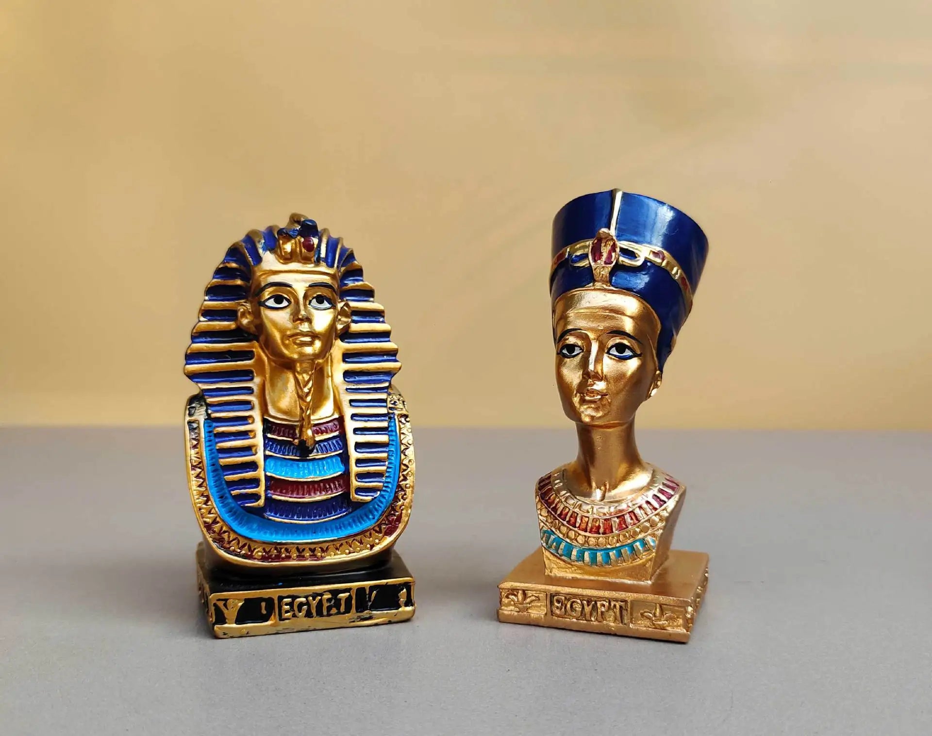 Ägyptische Pharaonenstatue - Harz Design - 12cm Mumie