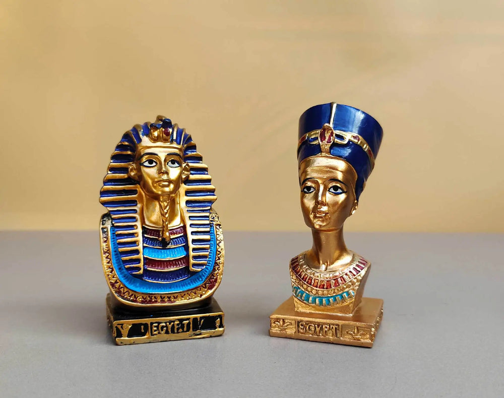 Ägyptische Pharaonenstatue - Harz Design - 12cm Mumie