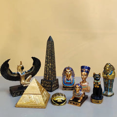 Ägyptische Pharaonenstatue - Harz Design - 12cm Mumie