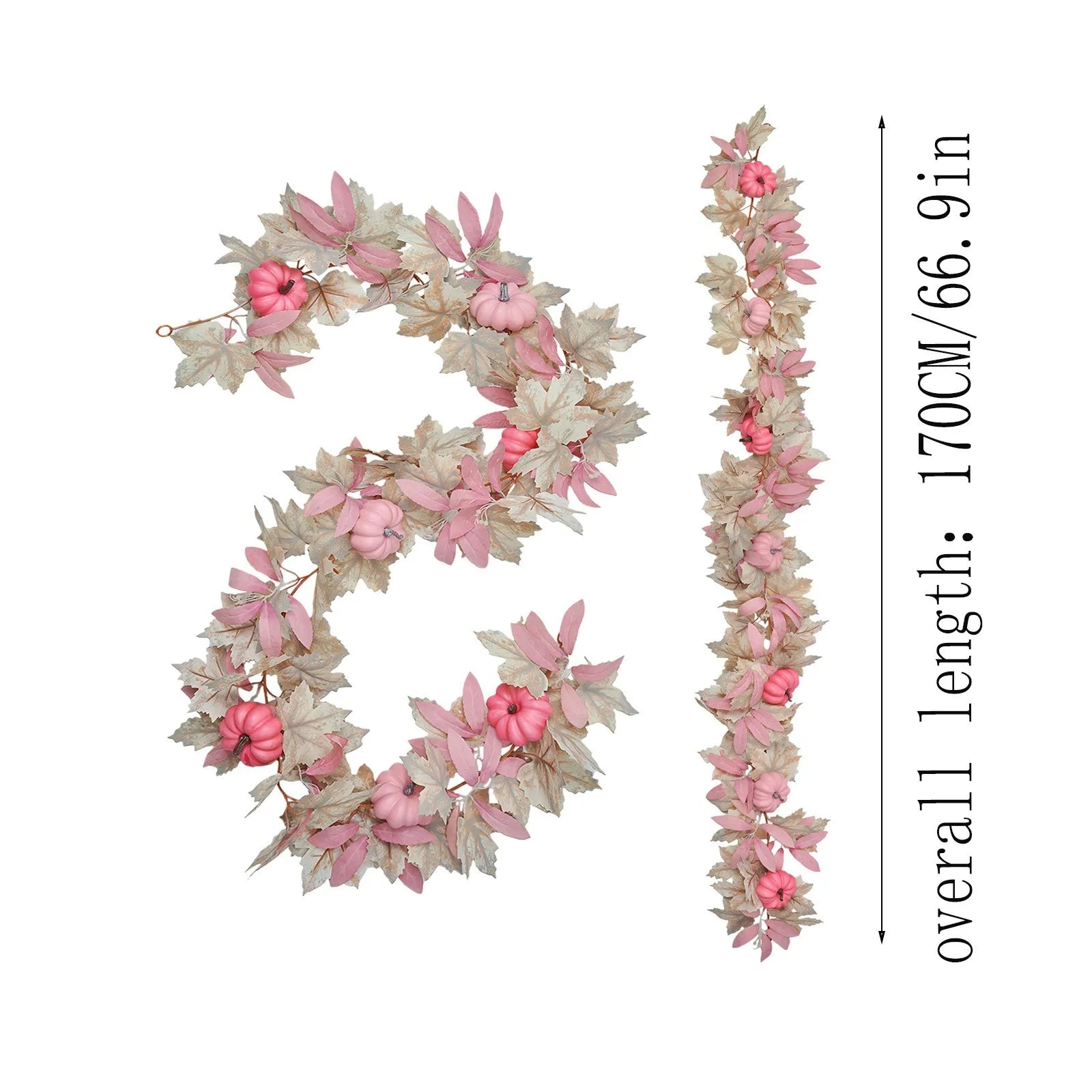 Ahornblatt Girlande – Elegante Herbstdeko – 1.8–7.3 m