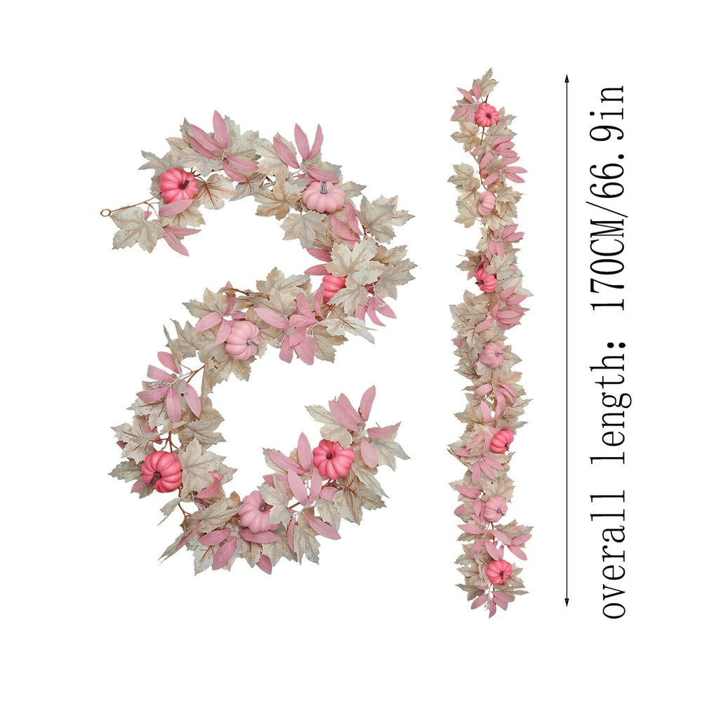 Ahornblatt Girlande – Elegante Herbstdeko – 1.8–7.3 m