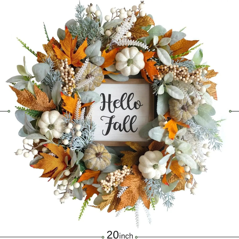 Ahornblatt Kranz – PVC Design – 45cm Rund