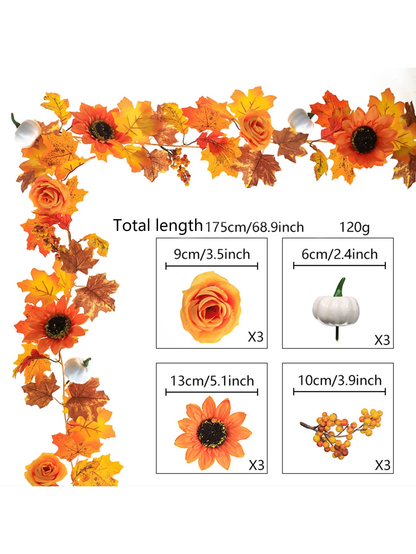 Ahornkranz – Herbstdeko – Halloween