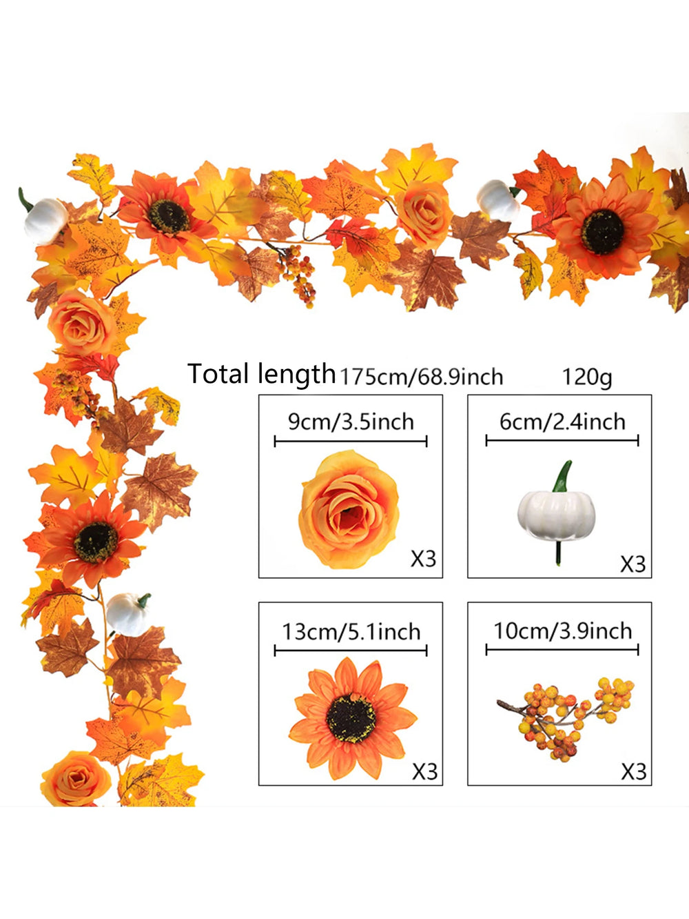 Ahornkranz – Herbstdeko – Halloween