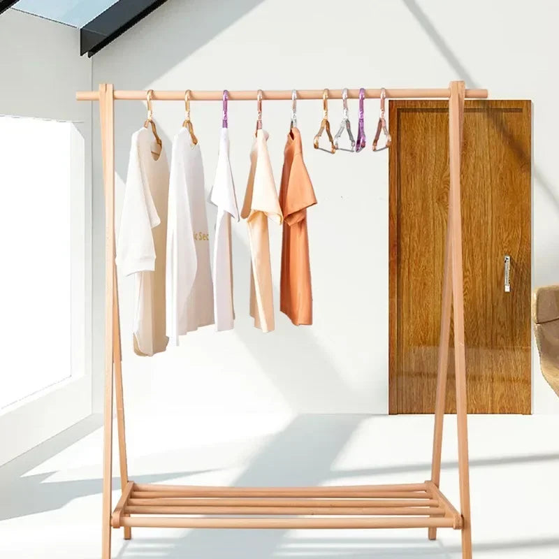 Aluminium-Kleiderhaken – Metall Antirutsch Design - 10er Set