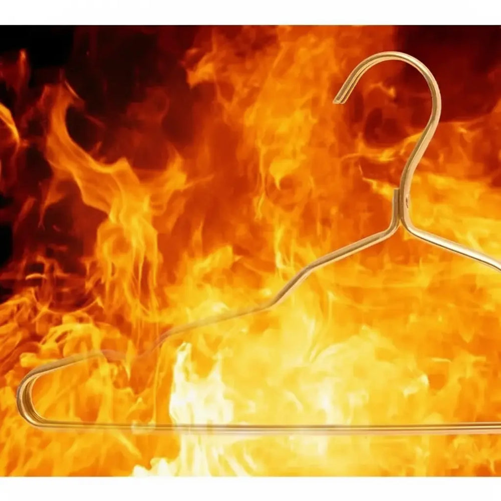 Aluminium-Kleiderhaken – Metall Antirutsch Design - 10er Set