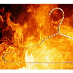 Aluminium-Kleiderhaken – Metall Antirutsch Design - 10er Set